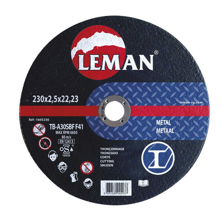 Disque tronçonnage métal Leman