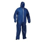 Combinaison à capuche bleu