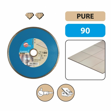 Leman smooth continuous rim diamond disc for tiles