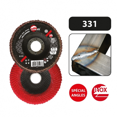 Leman special angle ceramic flap disc