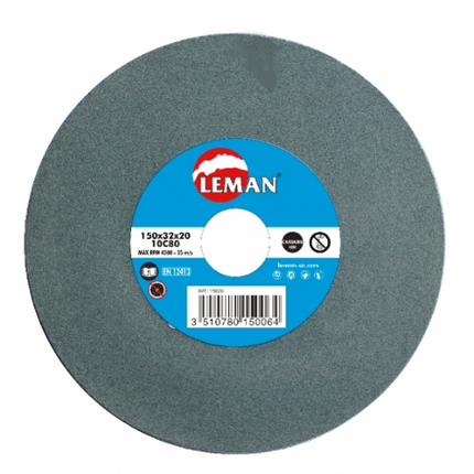 Meule touret vitrifiée VERTE 150 mm Leman