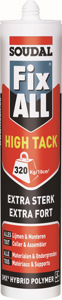 Mastic colle Soudal FIX ALL HIGH TACK
