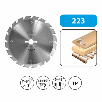 Leman construction site circular saw blade