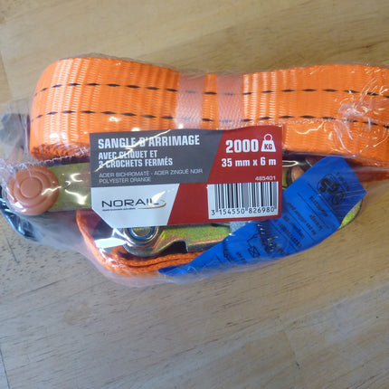 Sangle à cliquet 6 m