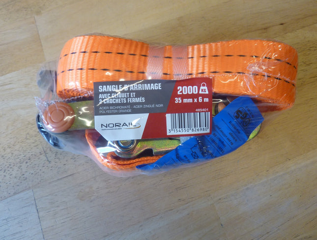 Sangle à cliquet 6 m