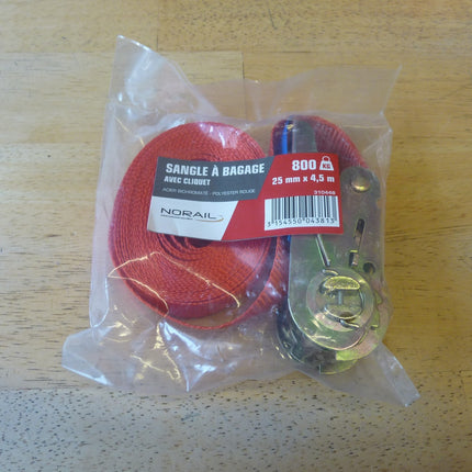 Sangle à cliquet 4.5 m