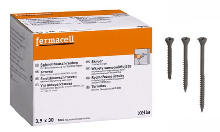 Vis autoperceuses Fermacell 3,9 x 30 mm