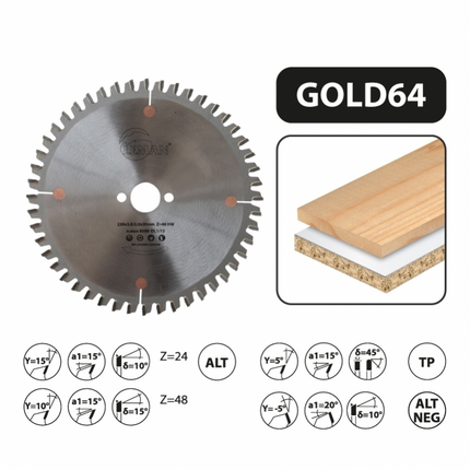 Lame 160 mm Leman pour machines portatives