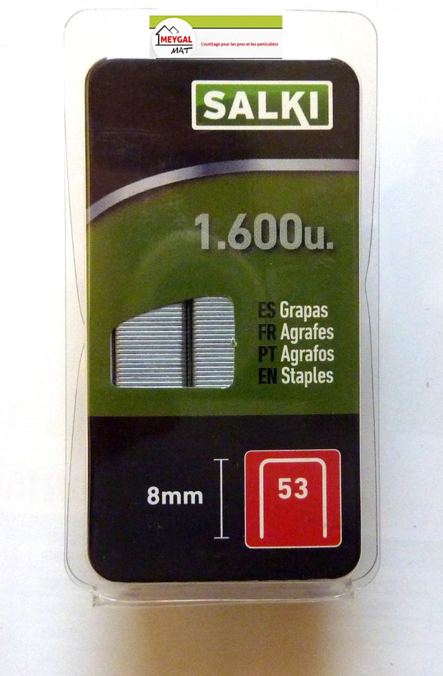 Heftklammern 8 mm SALKI 53