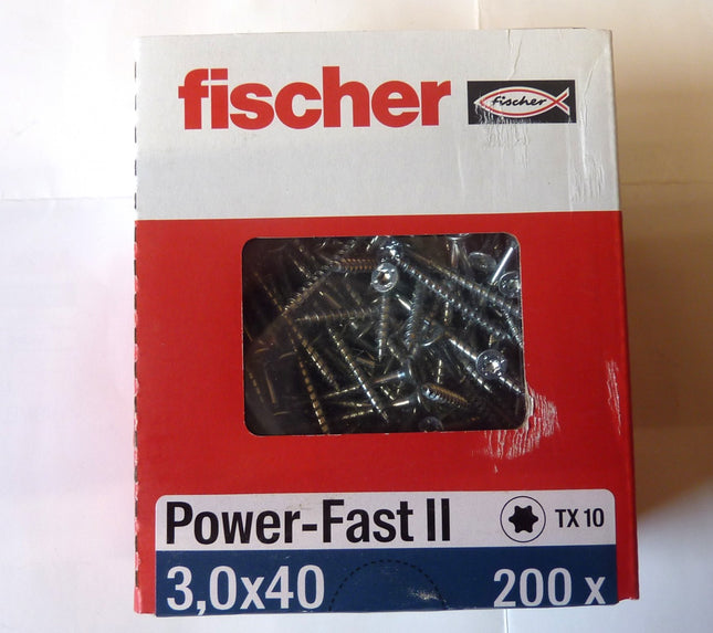 Fischer POWER-FAST screw 3x40