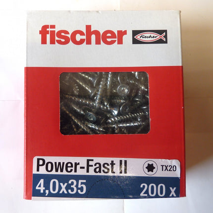 Fischer POWER-FAST Schraube 4 x 35