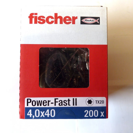 Fischer POWER-FAST Schraube 4 x 40