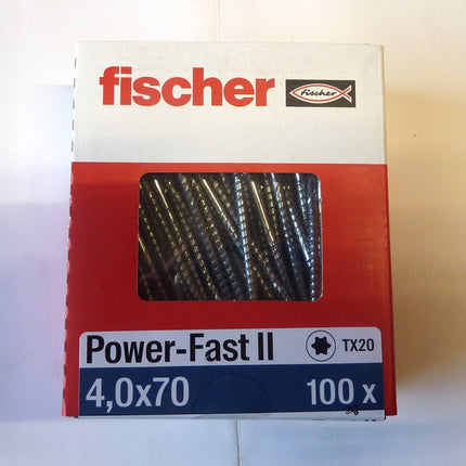 Fischer POWER-FAST 4 x 70 screws
