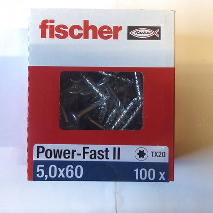 Fischer POWER-FAST 5 x 60 screws