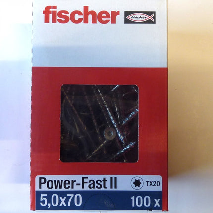 Fischer POWER-FAST 5 x 70 screws