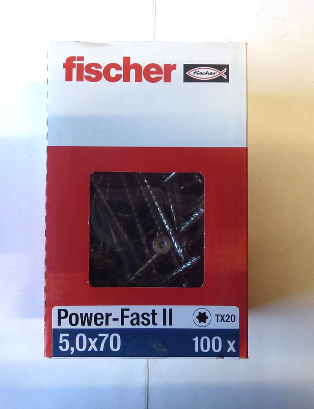 Fischer POWER-FAST 5 x 70 screws