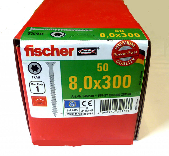 Fischer POWER-FAST screw 8 x 300