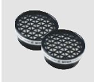 Lot de 2 filtres pour masque respiratoire