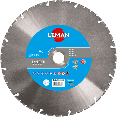 Diamanttrennscheibe PRO Stahl, Eisen, Gusseisen, Edelstahl Leman