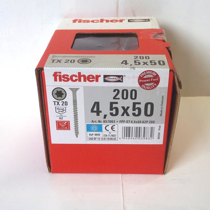Vis INOX Fischer POWER-FAST 4.5 x 50