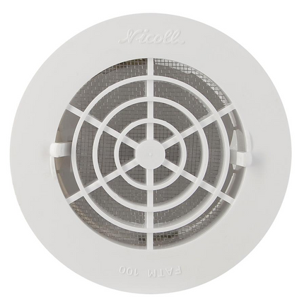Grille de ventilation Nicoll 100 mm