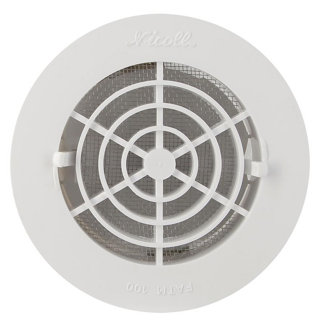 Nicoll ventilation grille 125 mm