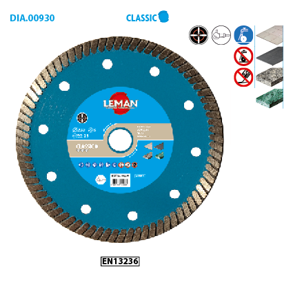 Disque jante continue carrelage Leman