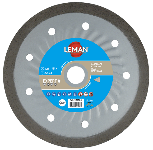 Disque à jante continue lisse carrelage Leman
