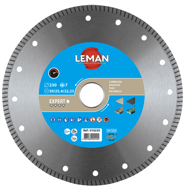 Disque diamant grès cérame Leman