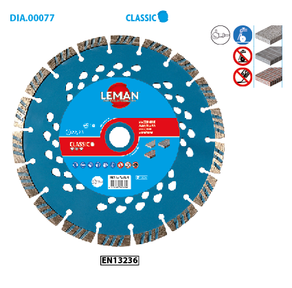 Disque diamant Leman 230 mm