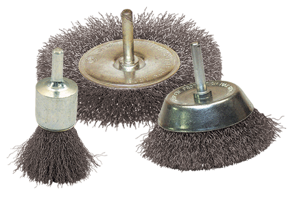 Set of 3 Leman rod brushes
