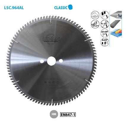 Leman cutting blade for non-ferrous metals