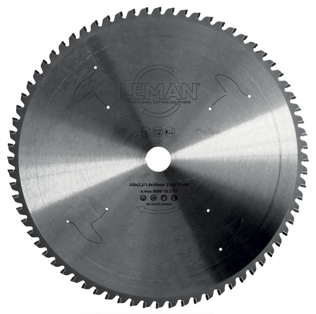 Lame de scie circulaire Leman gamme expert spécial inox