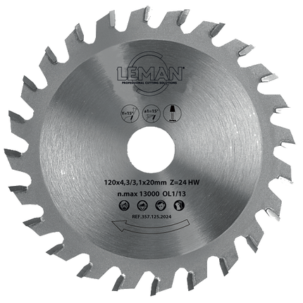 Leman 80 mm conical incisor