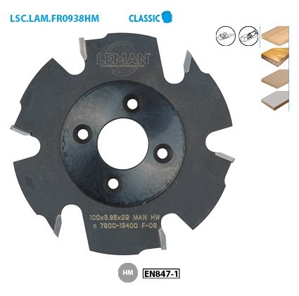 Leman creasing blade for Lamello, Virutex, Doublo