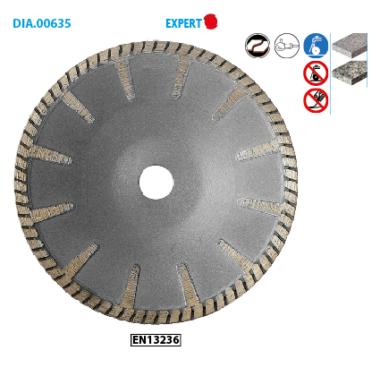 Disque diamant spécial coupe en courbe Leman