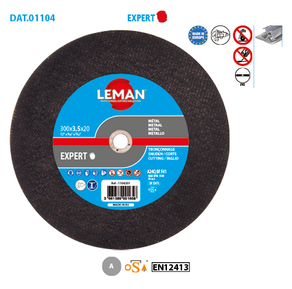 10 Leman railway rail cutting discs