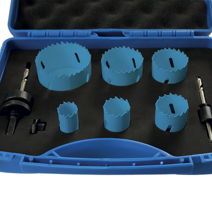 Set of 6 Leman bi-metal drill bits
