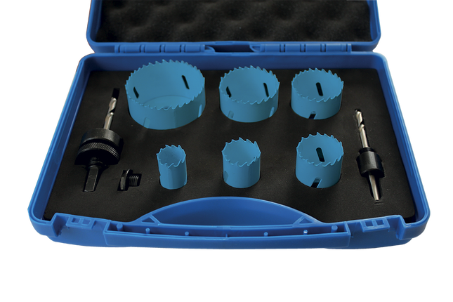 Coffret de 6 trépans bi-métal Leman