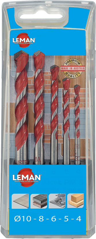 Coffret 5 forets multi-matériaux Leman