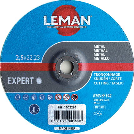Trennscheibe 125 mm Metall Leman