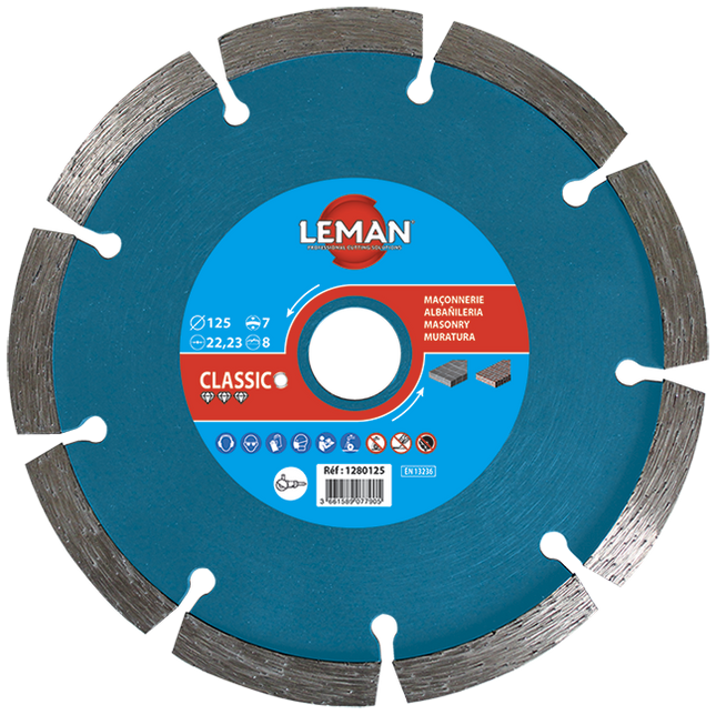 Disque diamant à déjointoyer mortier Leman
