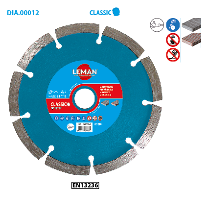 Disque diamant à déjointoyer mortier Leman