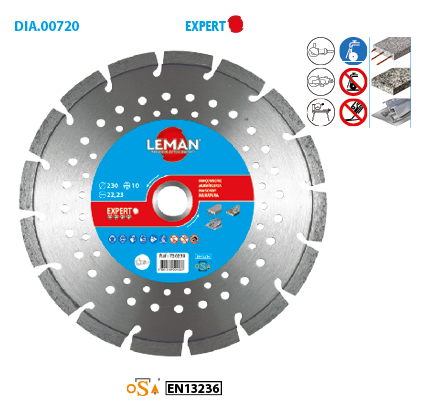 Leman Reinforced Concrete Destructor Diamond Disc