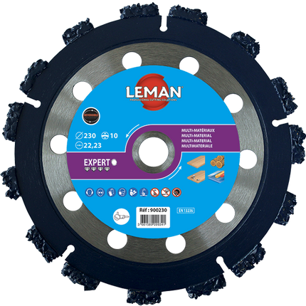 Leman multi-material carbide disc