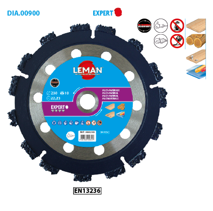 Leman multi-material carbide disc