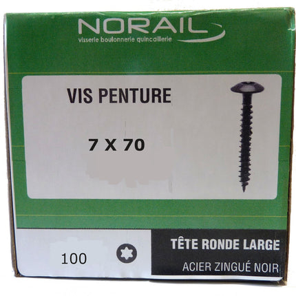 Norail 6 x 60 hinge screw