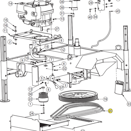 Imer MIX360 mixer belt