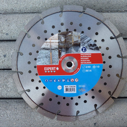 Leman-Diamantscheibe für versetzten Stahlbeton