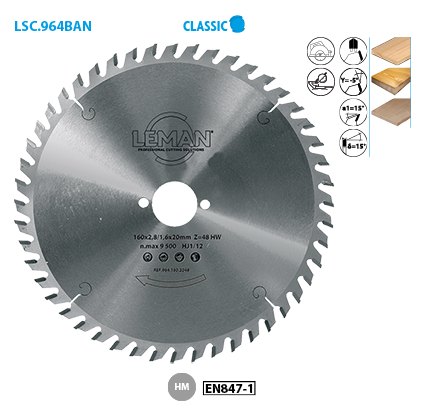Lame de scie circulaire Leman pour machines portatives